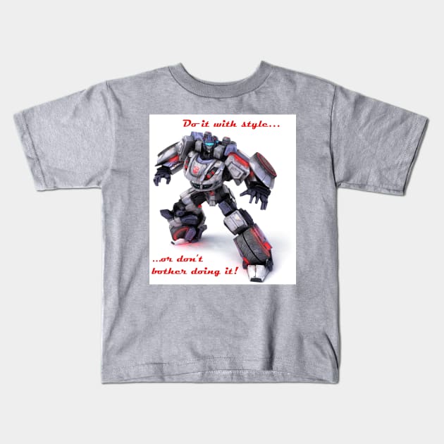 Autobot Jazz Kids T-Shirt by ItNeedsMoreGays